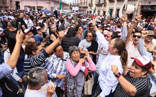 Vero Díaz obtiene la máxima calificación en medición de TResearch y encabeza las preferencias entre aspirantes de Morena en Zacatecas