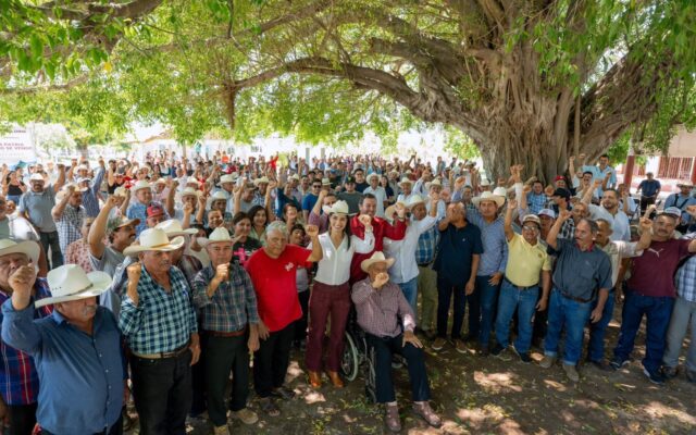 Geraldine Ponce destaca respaldo ciudadano tras recorrer Nayarit