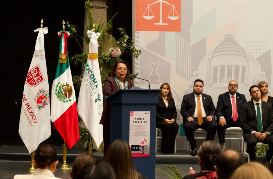 Celia Maya García presenta una propuesta de coordinación nacional entre tribunales de disciplina judicial