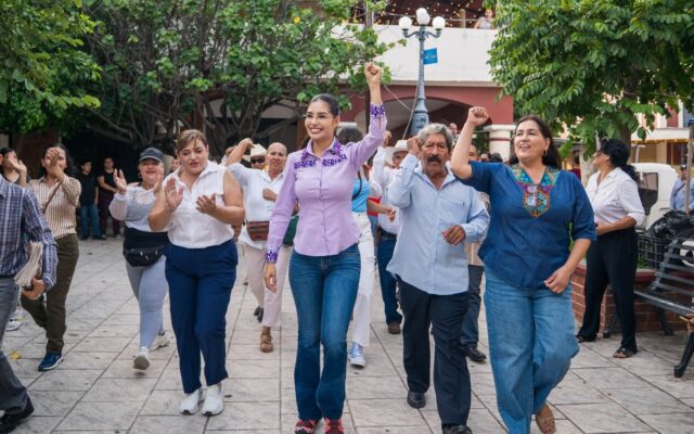 Geraldine Ponce afirma recorrer todo Nayarit y pide unidad en Morena