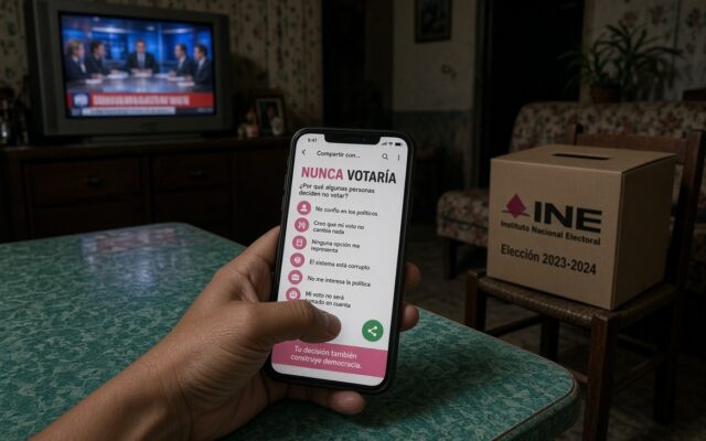 40.1% dice que “nunca votaría por Morena» y tú que dices